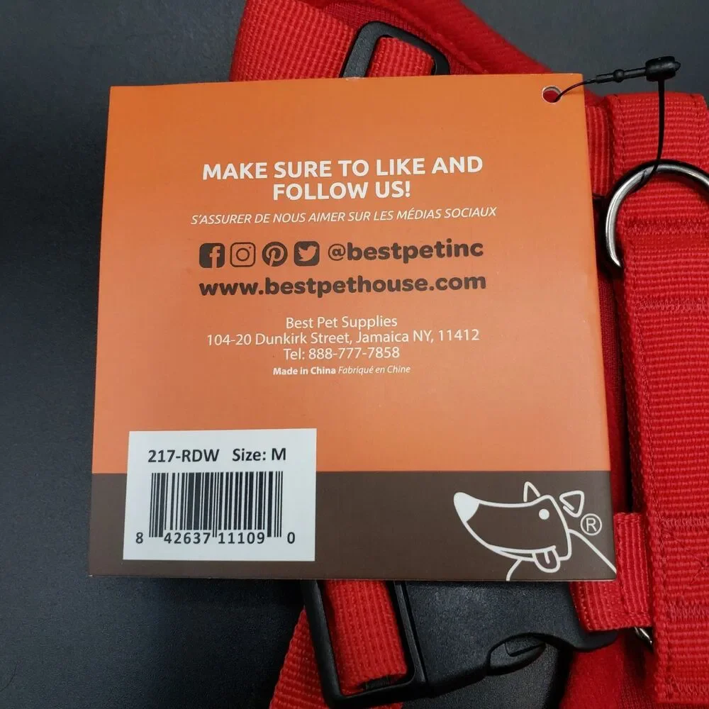 Voyager Step-in Lock Dog Harness - All Weather Mesh Size Medium Brand New Red!!!